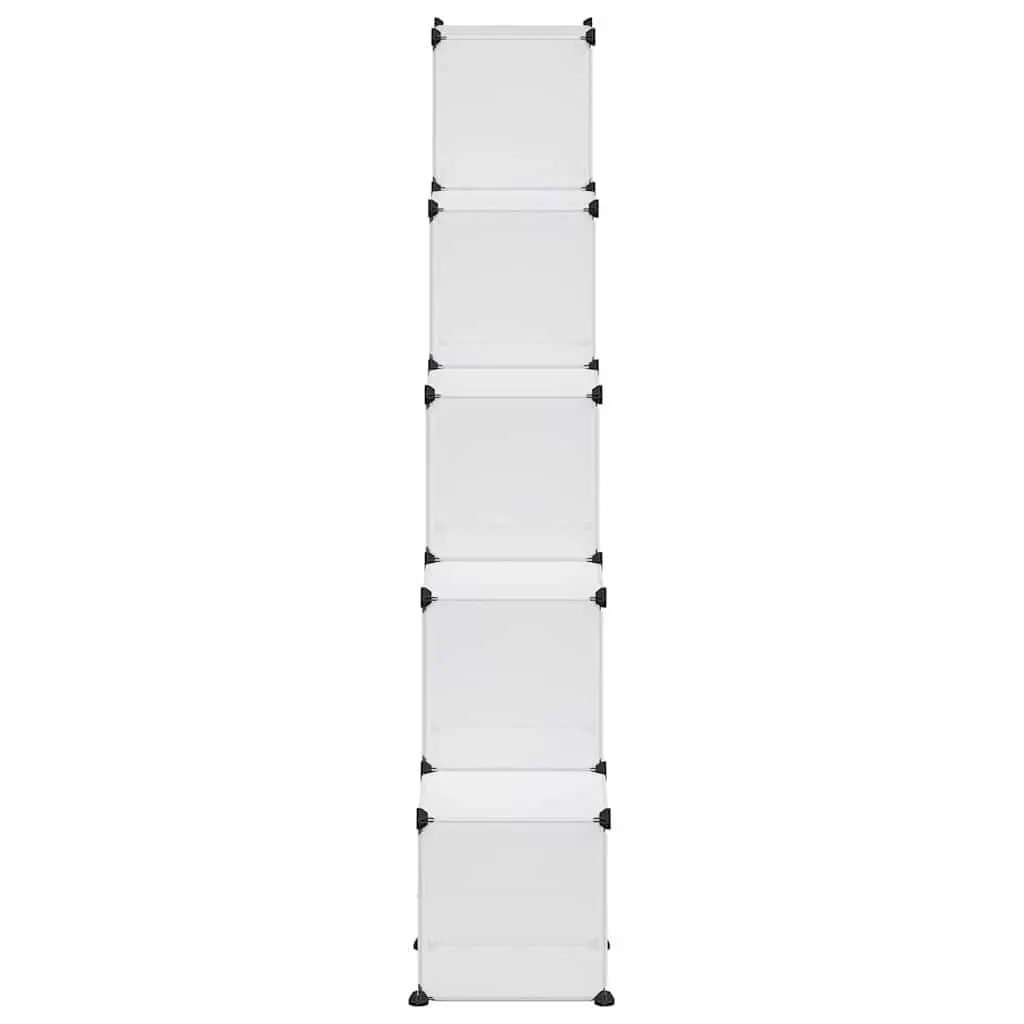 Modular Organiser 15 Cube Unit Transparent PP Plastic Storage System