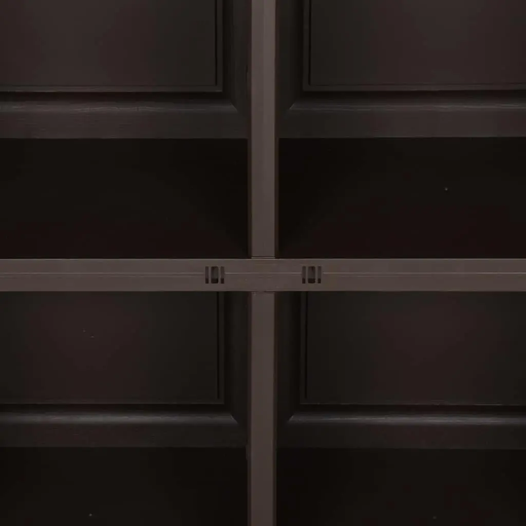 Plastic Storage Cabinet Compact Brown 79x43x85.5cm Organiser for Home and Office