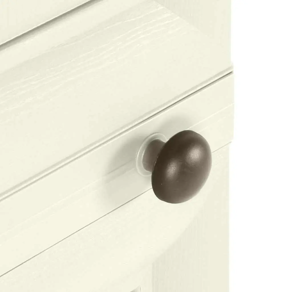 Cream Plastic Storage Cabinet for Home and Office