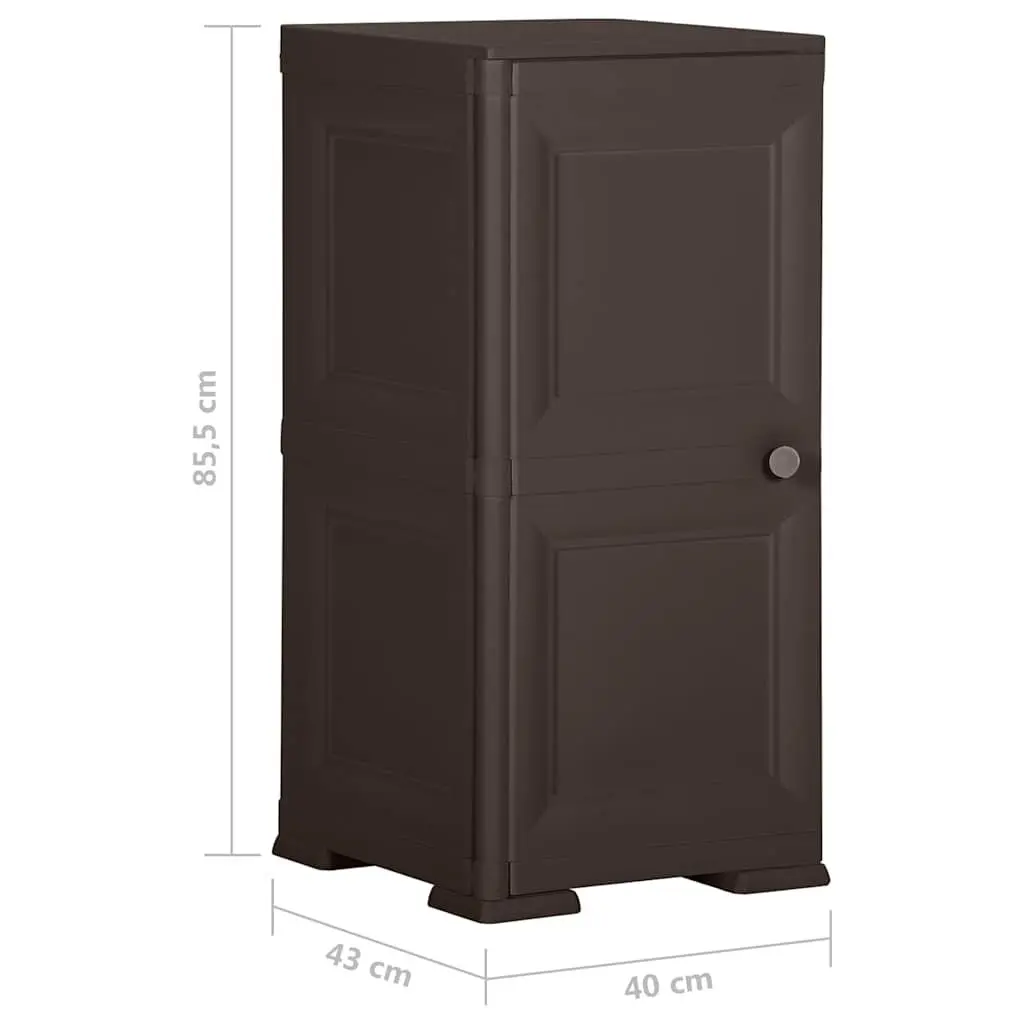 Storage Cabinet 40x43x85.5cm in Brown