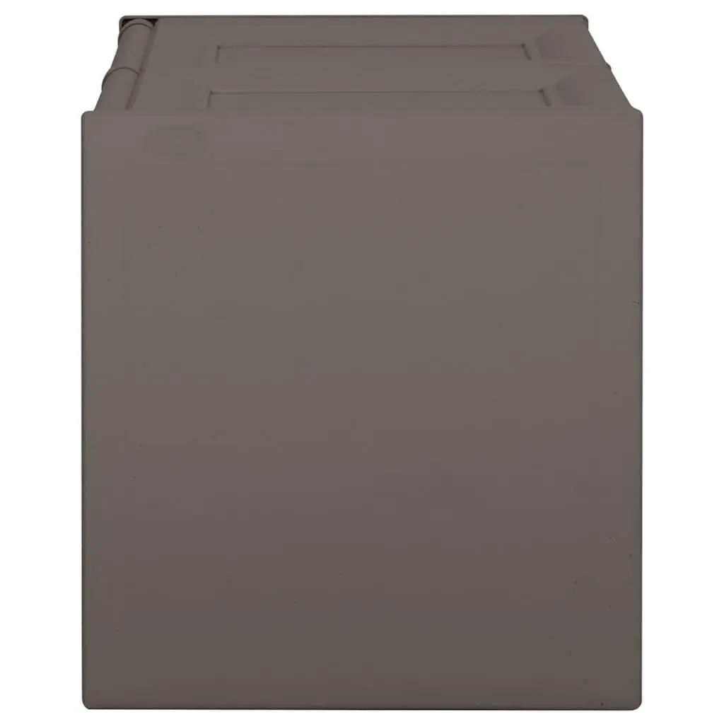 Grey Storage Cushion Box Bench Seat Household Container 86x40x42cm 85L