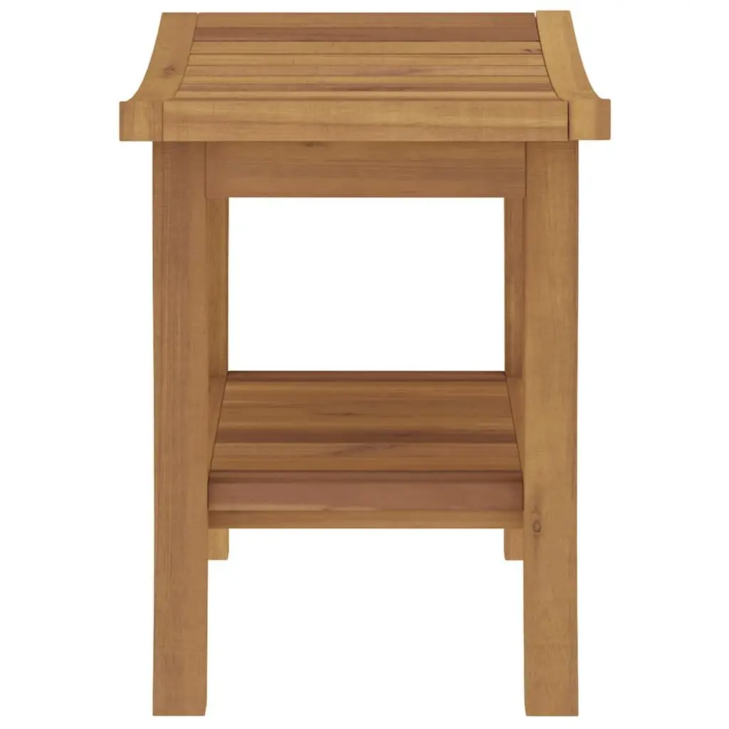 Wooden Bathroom Side Table for Shower Essentials 50x35x45cm