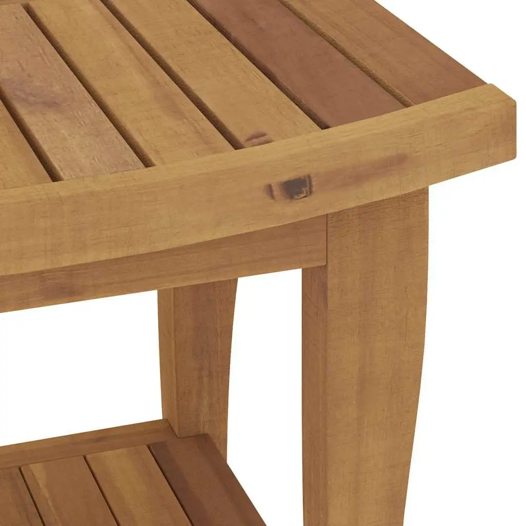 Wooden Bathroom Side Table for Shower Essentials 50x35x45cm