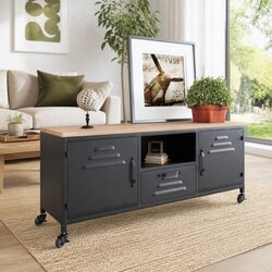 Practical Black TV Cabinet for Versatile Home Use