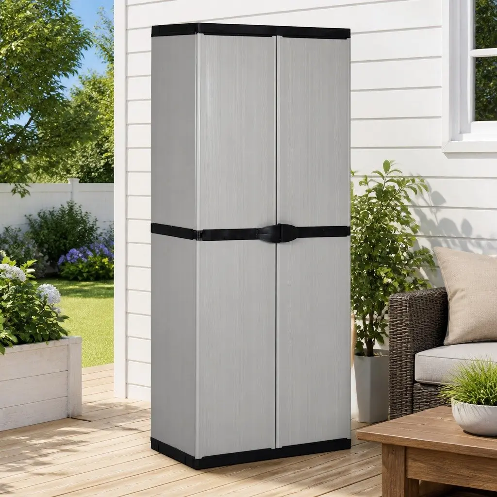 Storage Cabinet for Garden and Patio Use