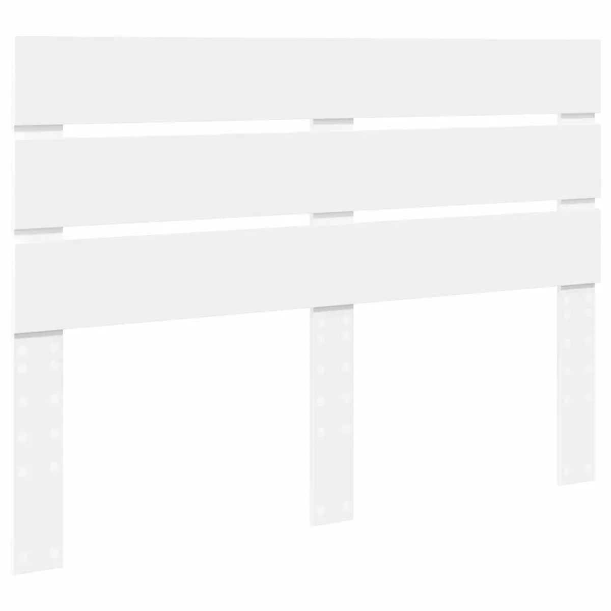 Bed Frame Engineered Wood 150x200cm White Modern with Storage Drawers