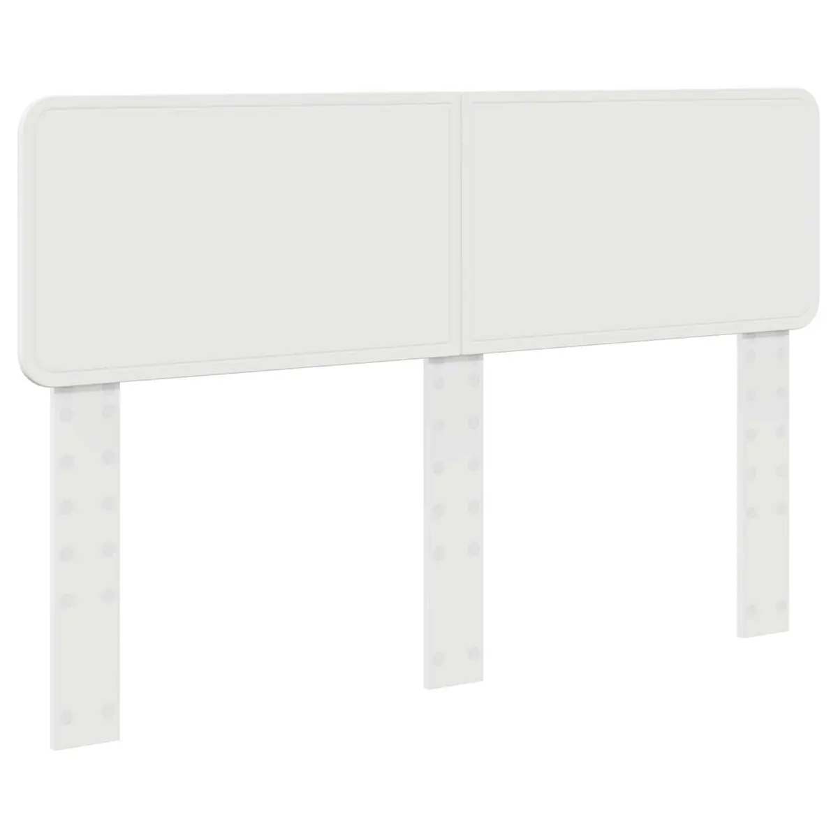 Bed Frame Engineered Wood 150x200cm White with Integrated Storage Drawers and Headboard