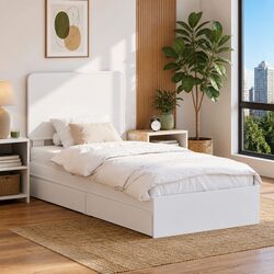 Ideal Storage Bed Frame for Organized Bedrooms 90 x 190 cm