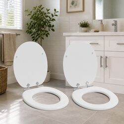 Practical Soft-Close Toilet Seat Set for Everyday Use
