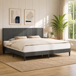 Practical Dark Grey Bed Frame for Your Home