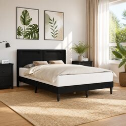 Stylish Bed Frame with LED Lights for Comfortable Living