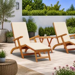Versatile Sun Lounger for Garden, Patio, and Poolside