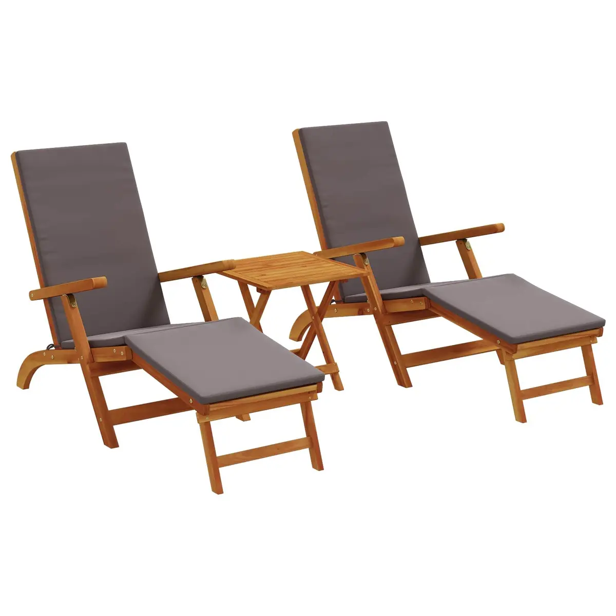 Sun Lounger Reclining Folding Chair Garden Patio Pool Outdoor Seating Furniture