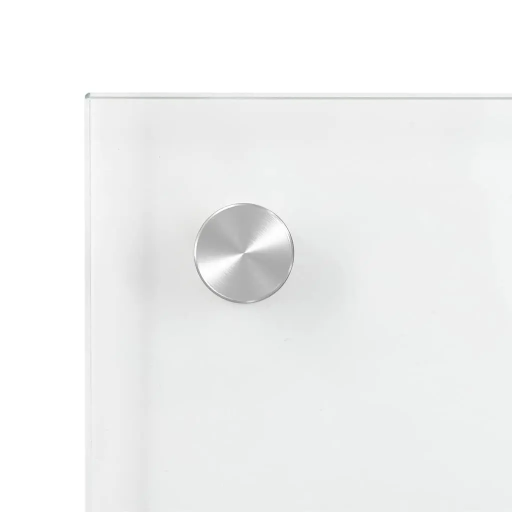 Tempered Glass Kitchen Backsplash Transparent 100x40cm 2 Pieces Wall Protector