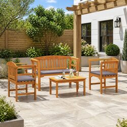 Versatile Garden Rose Lounge Set for Outdoor Living