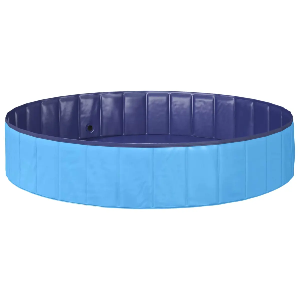 Kids Foldable Swimming Pool Portable PVC 160 cm Blue Round
