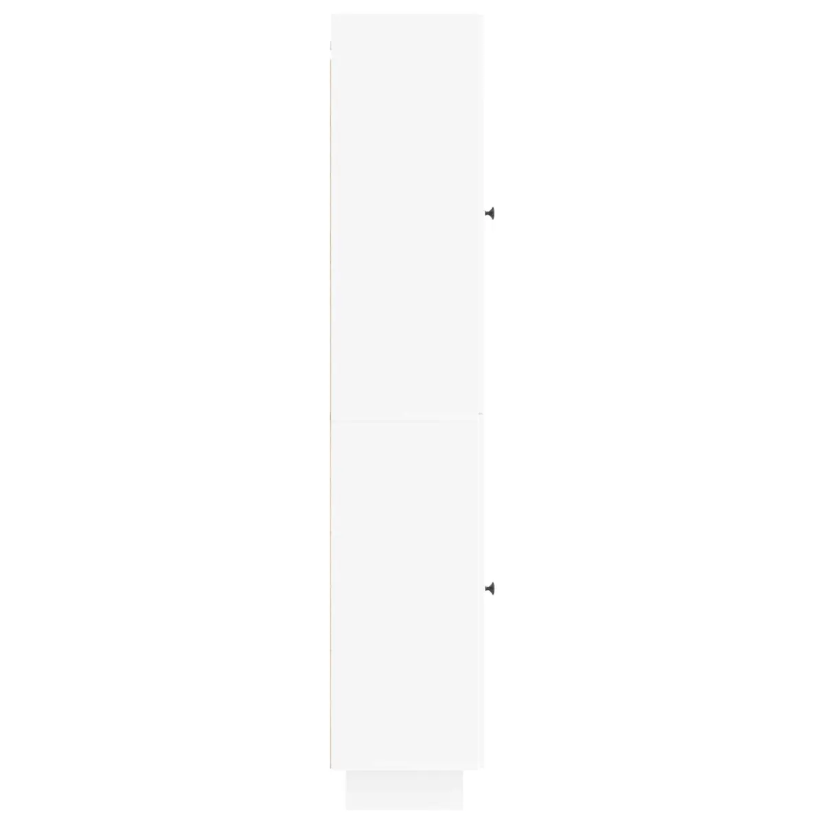 Cabinet Set Engineered Wood 34.5 x 33 x 90 cm White Modern 2 pcs Storage Furniture