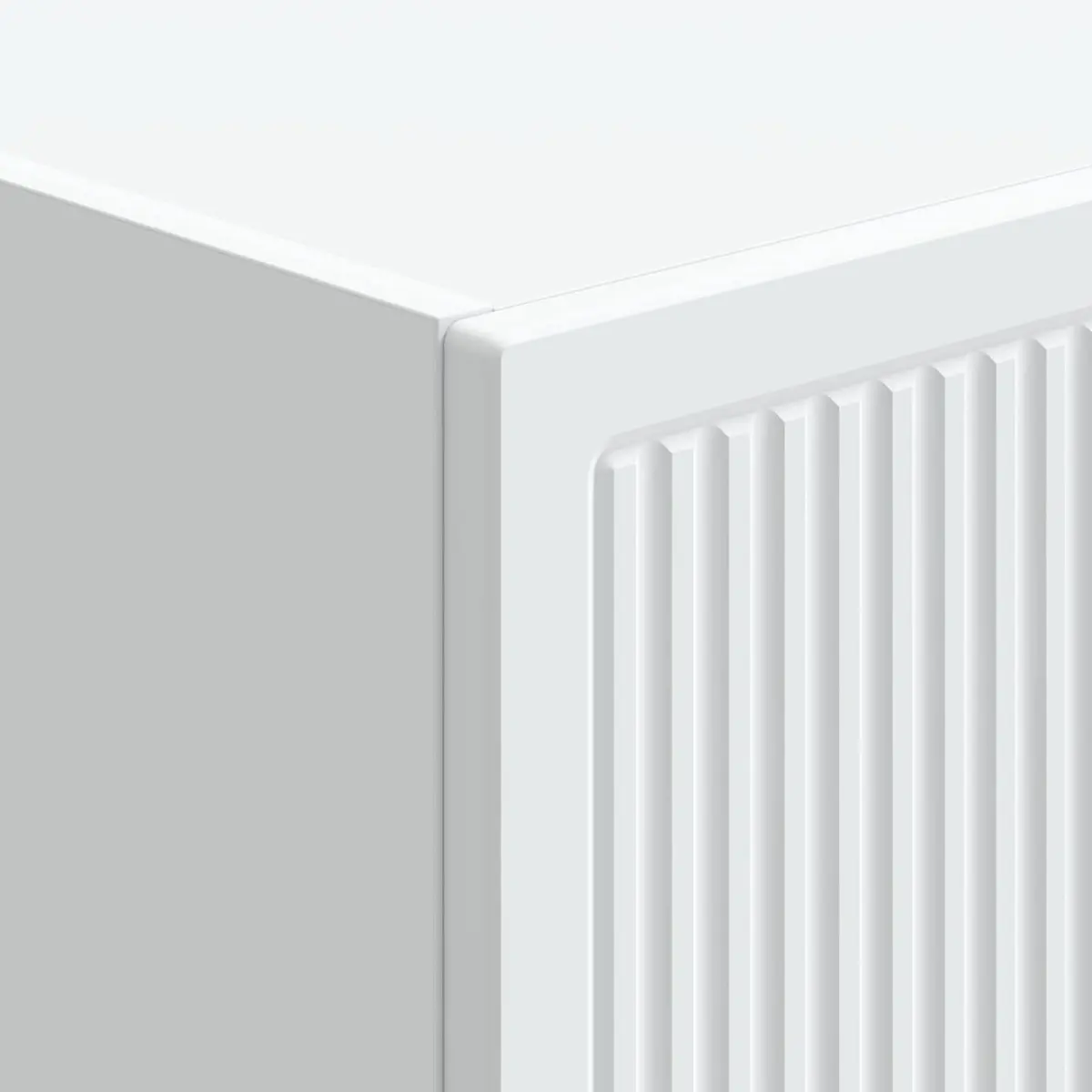 Cabinet Set Engineered Wood 34.5 x 33 x 90 cm White Modern 2 pcs Storage Furniture