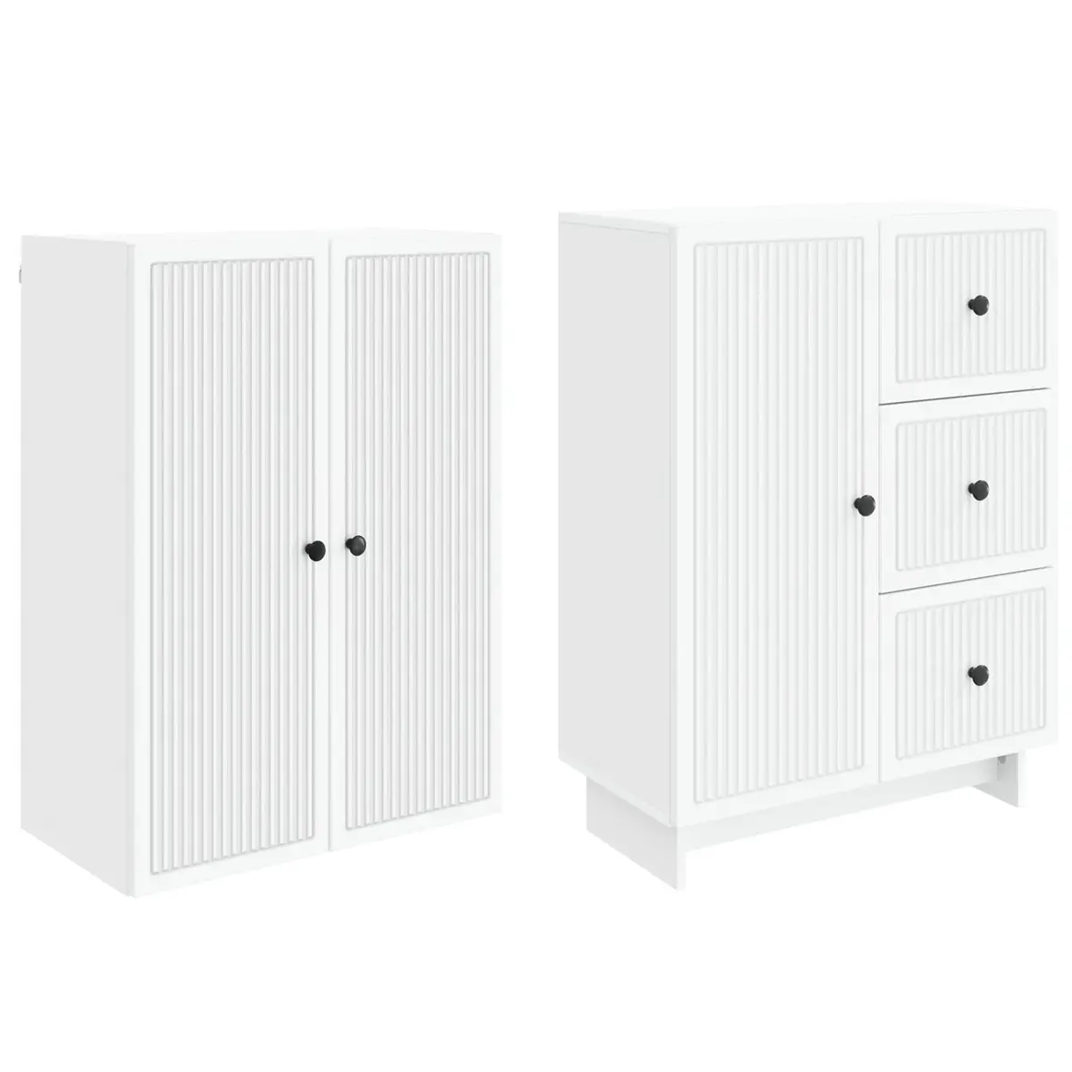 Cabinet Set Engineered Wood Modular 66 x 34.5 x 90 cm Living Room