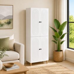 Versatile 2 pcs Cabinet Set for Living and Dining Areas
