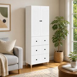 Practical 2-Piece Cabinets for Home and Office Use