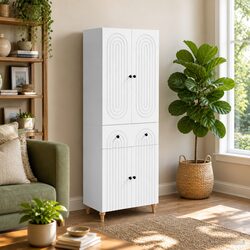 Versatile 2-Piece Cabinet Set for Everyday Use