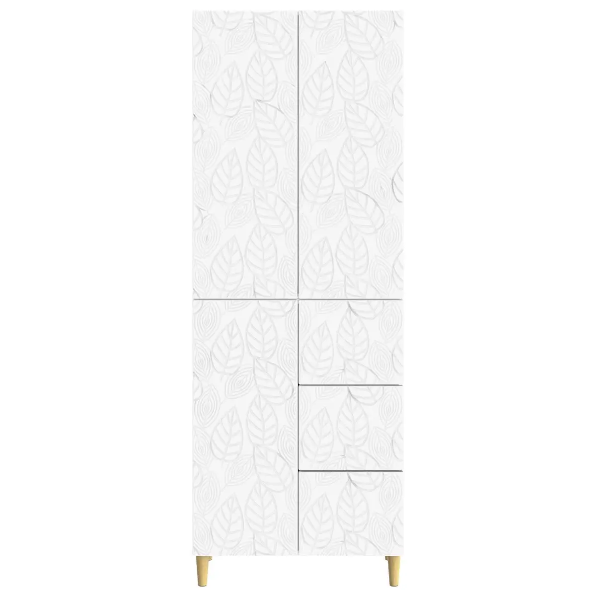 Modular Furniture Set 2 Pieces White Compact Space-Saving Indoor Outdoor