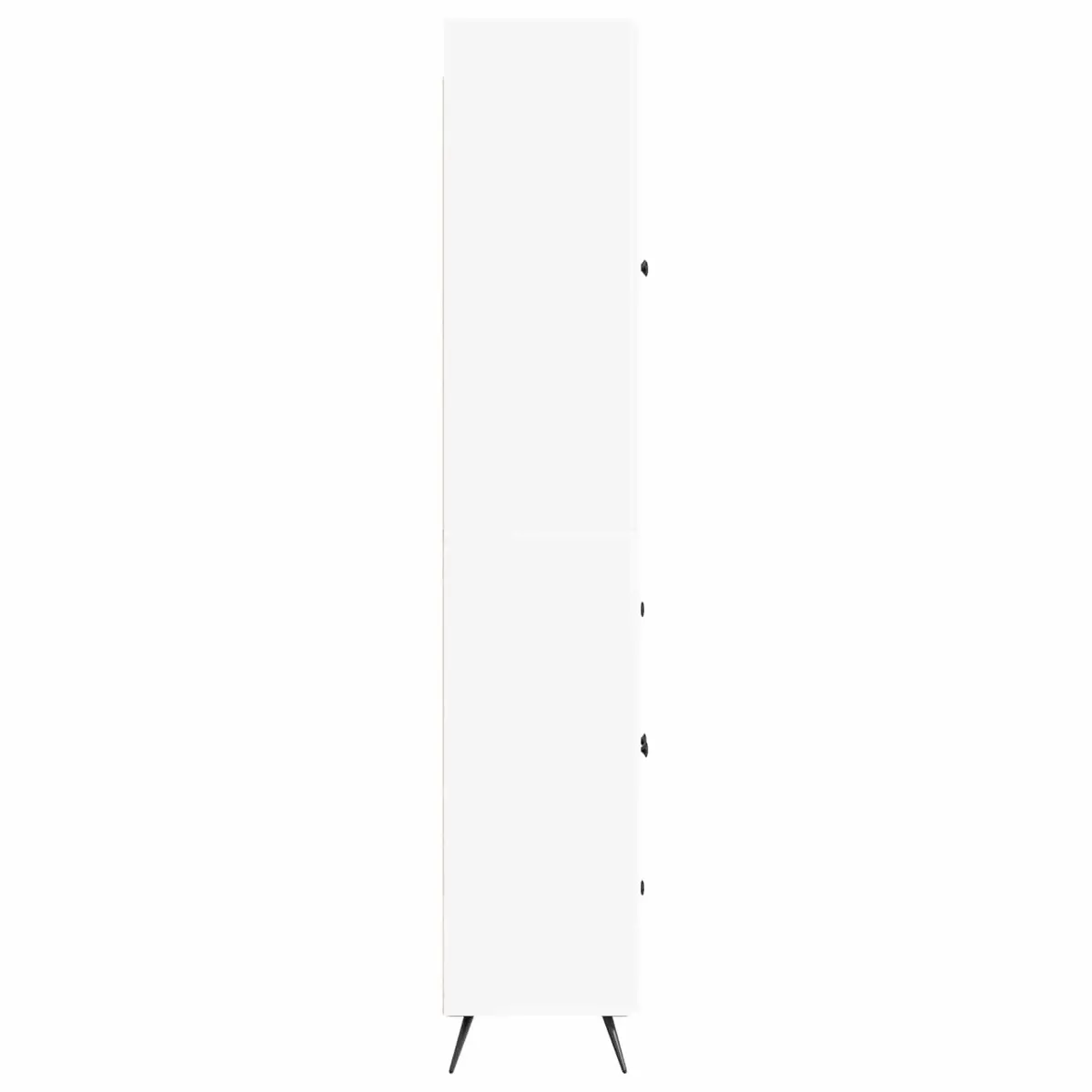 2 Piece Cabinet Set White Storage Furniture Engineered Wood Indoor Outdoor