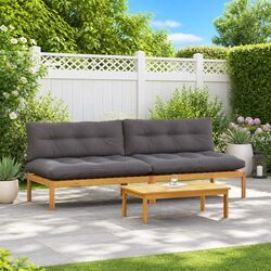 Ideal for Gardens: 2-Piece Sectional Sofa Unit