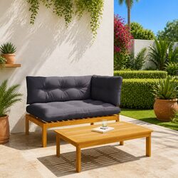 Practical Acacia Wood Sofa Units for Home Use