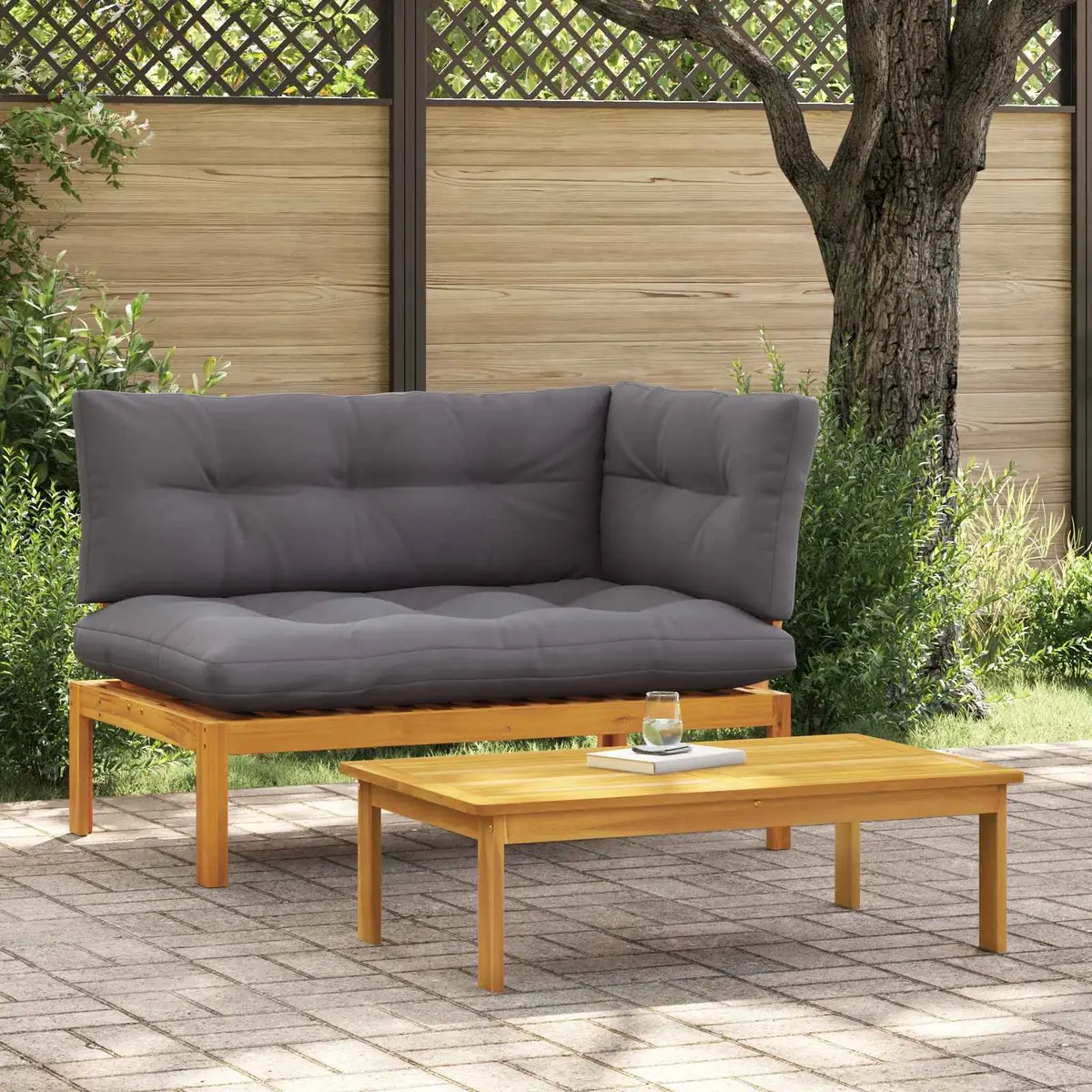 Acacia Wood Sofa Units for Home Use