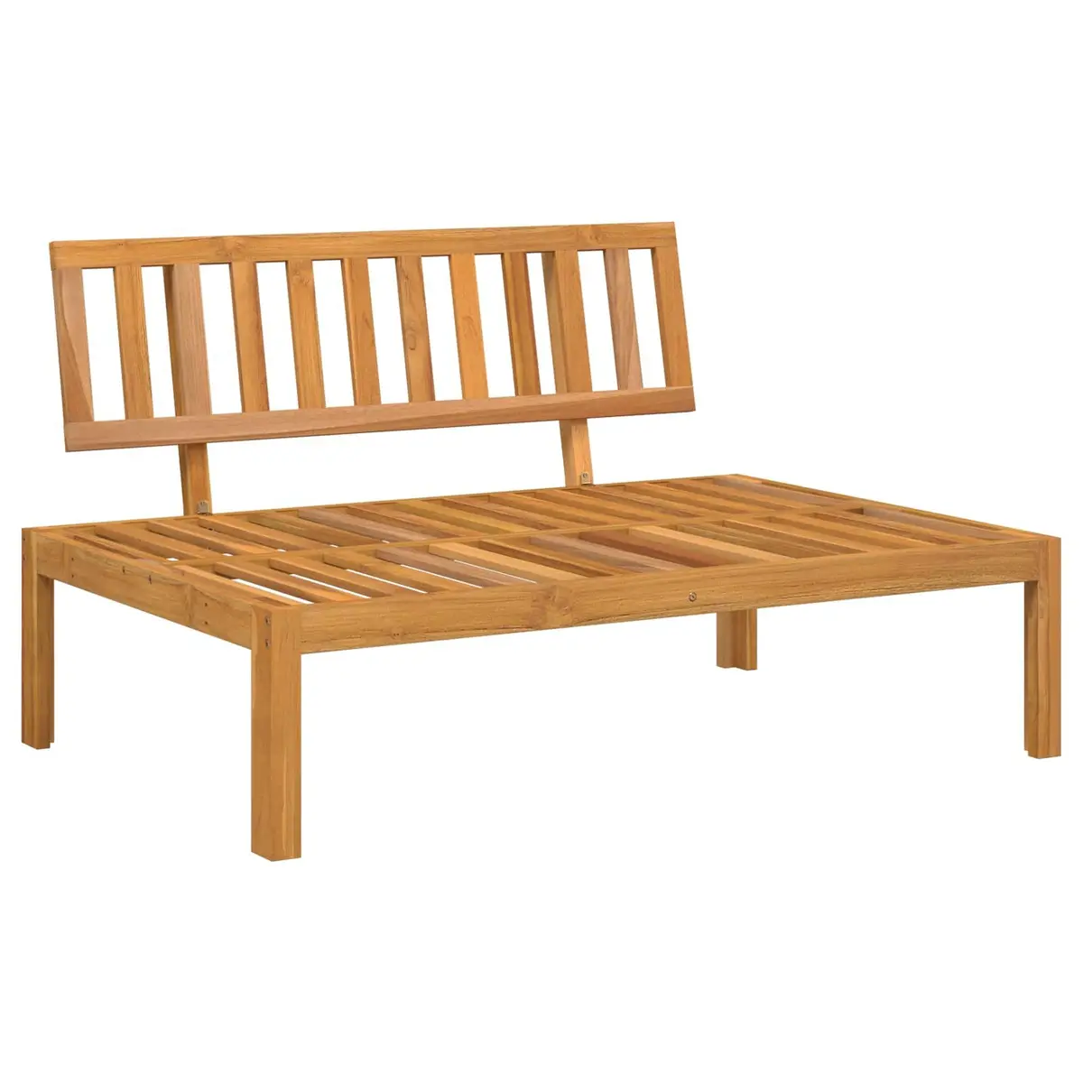 Modular Sofa Set Solid Acacia Wood Anthracite Outdoor Garden Furniture