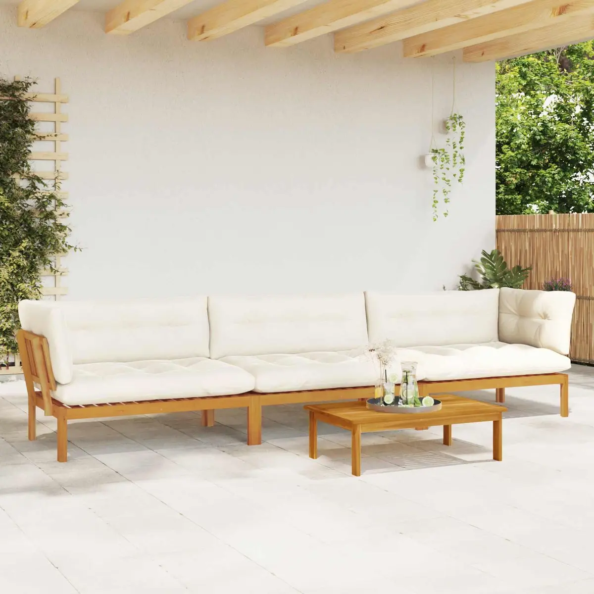 4 Piece Outdoor Sofa for Gatherings