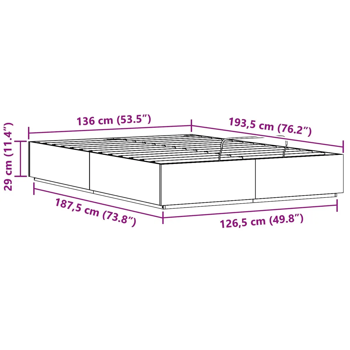 Ottoman Bed Frame with Storage for Modern Bedrooms
