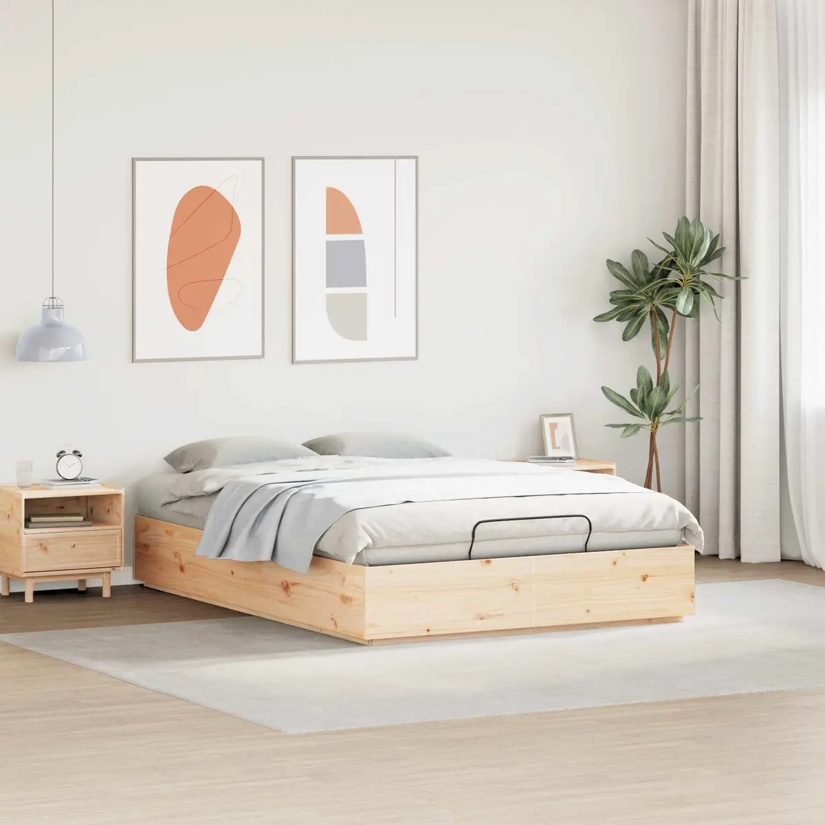 Ottoman Bed Frame with Storage for Modern Bedrooms