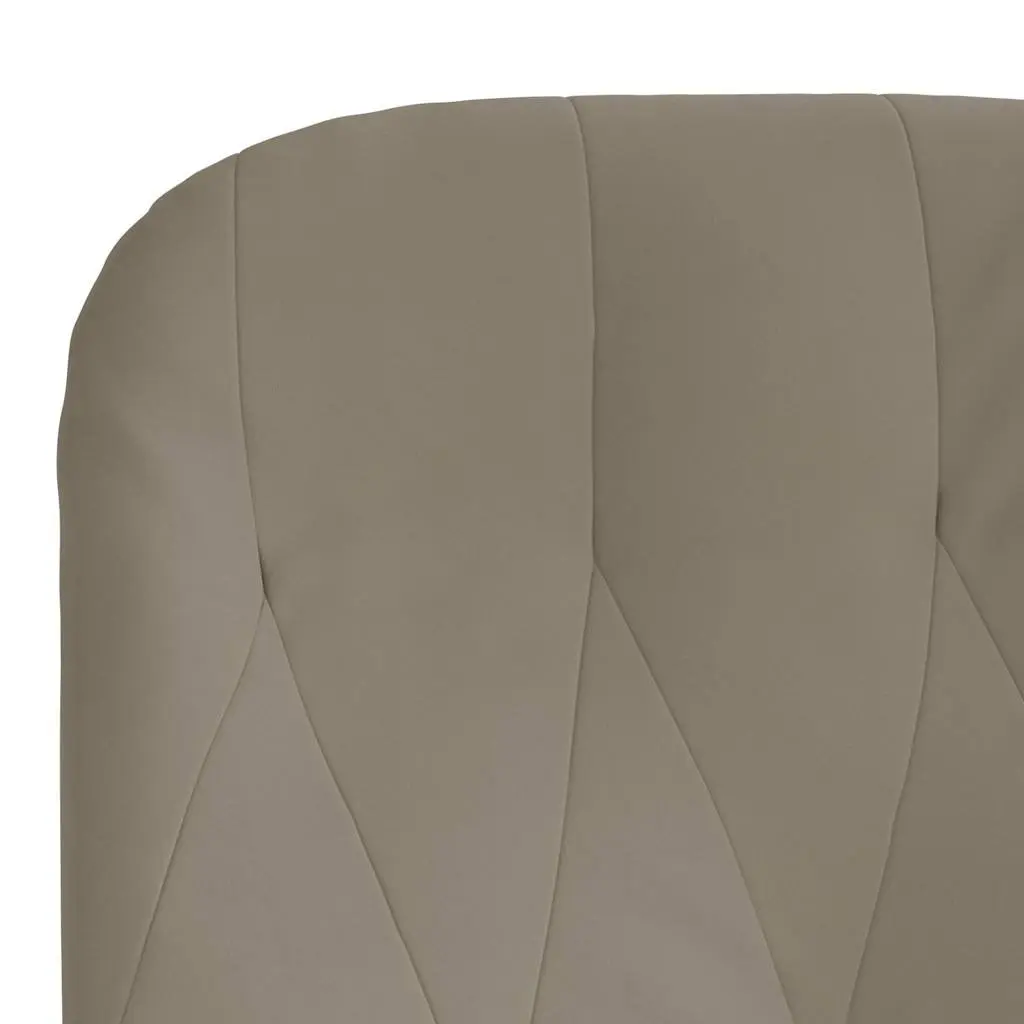Relaxing Chair Velvet Light Grey 360 Degree Swivel Arm Chair