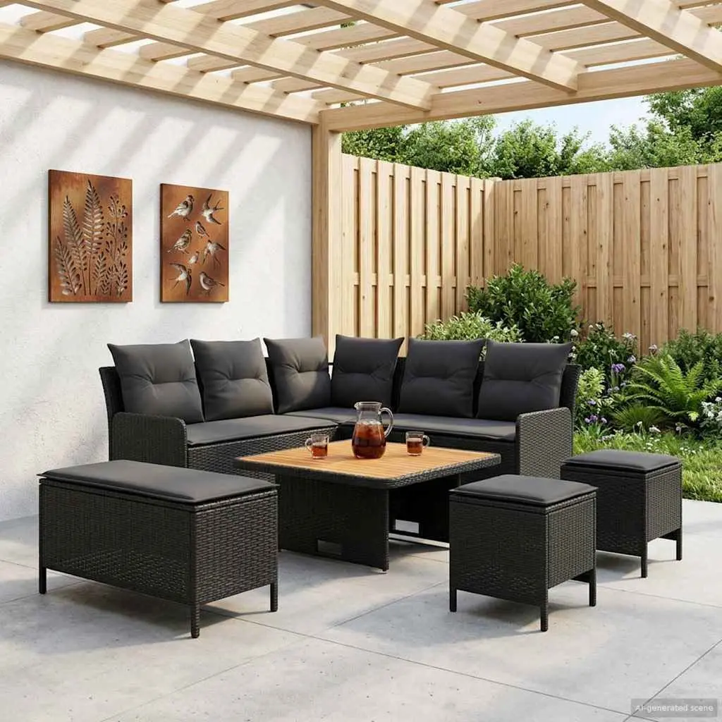 7-Piece Set for Patio and Garden