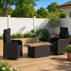 Versatile 3-Piece Dining Set Ideal for Your Patio