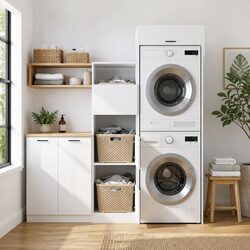 Practical Laundry Cabinet Set for Everyday Use