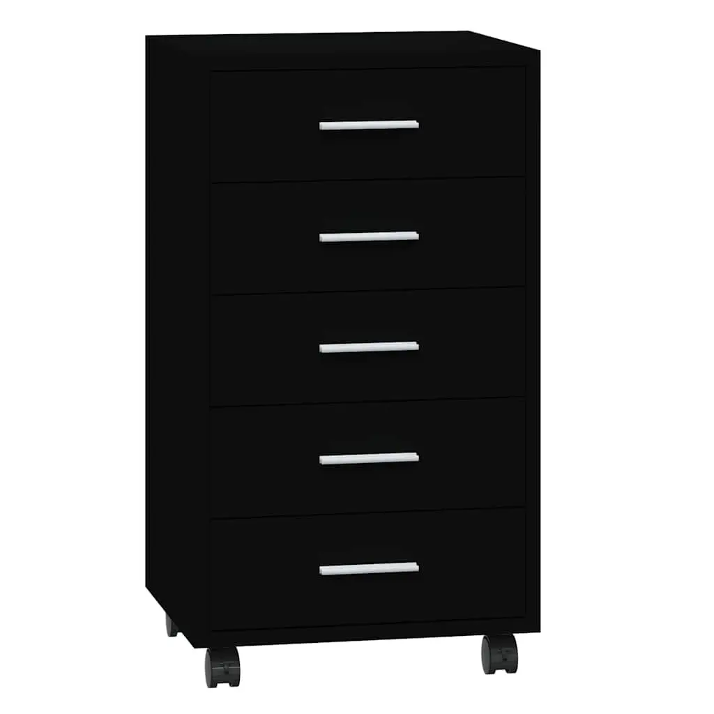Black Storage Cabinet for Home and Office