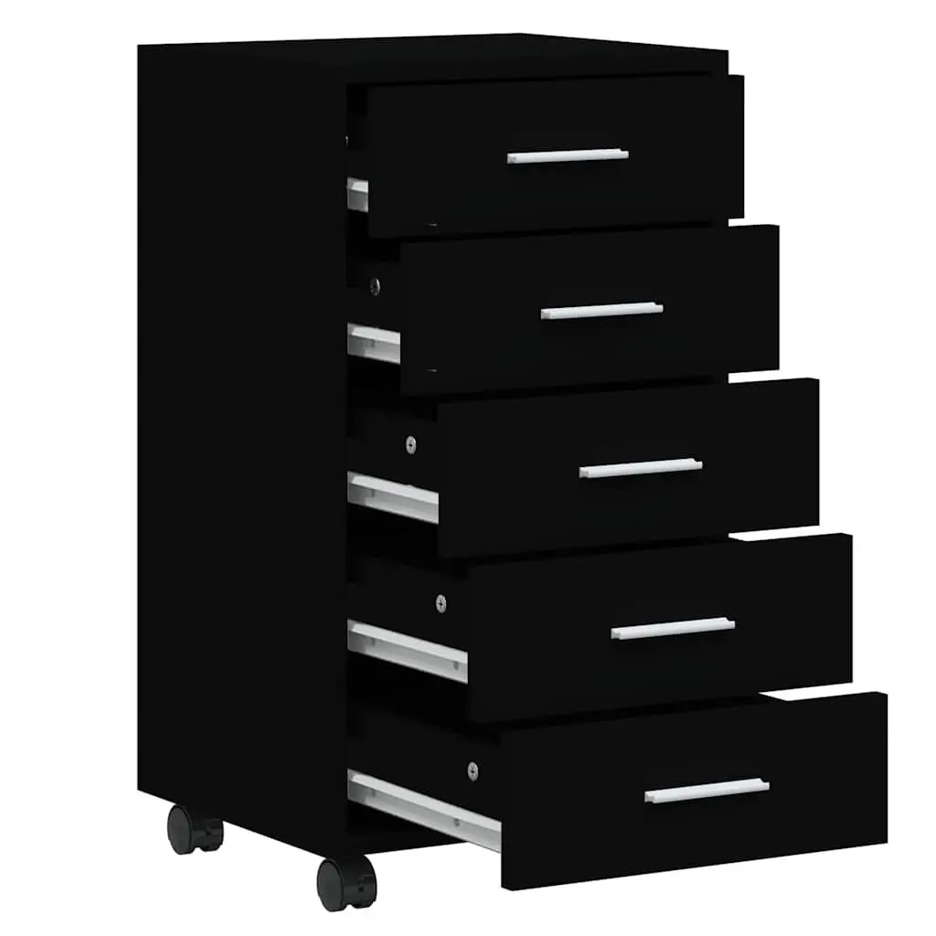 Black Storage Cabinet for Home and Office