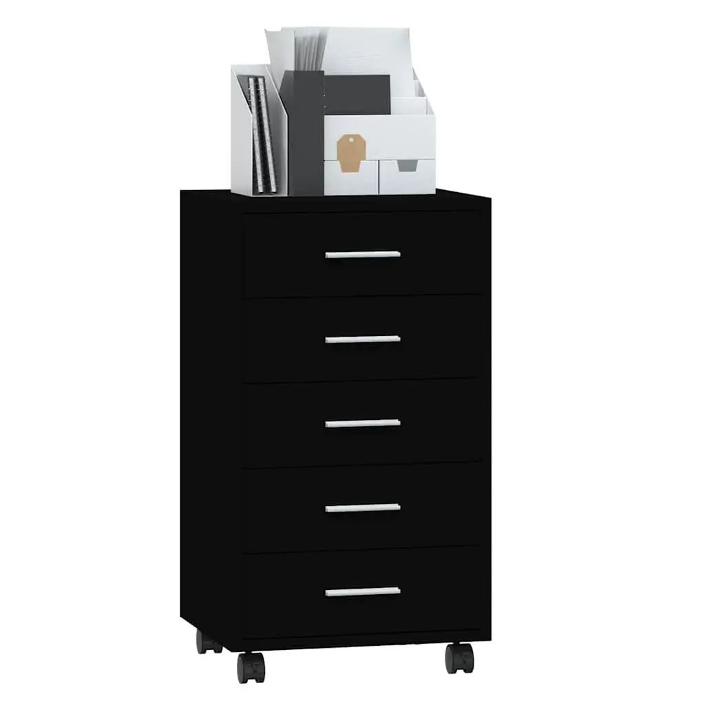 Black Storage Cabinet for Home and Office