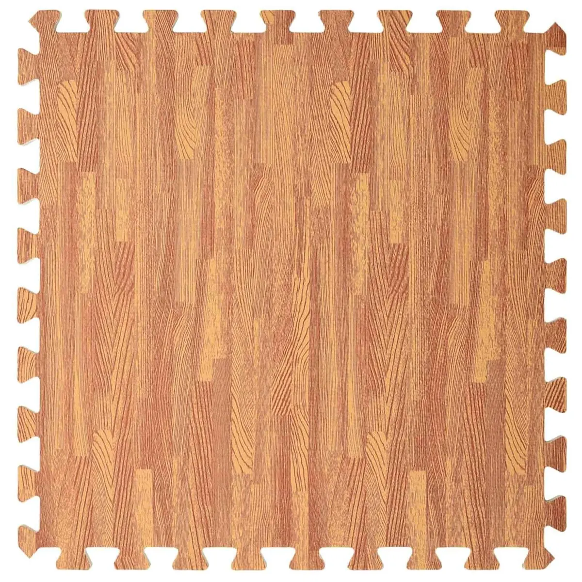 Pool Ground Mat 6 Pieces EVA Foam Brown Modular Poolside Non-Slip Water