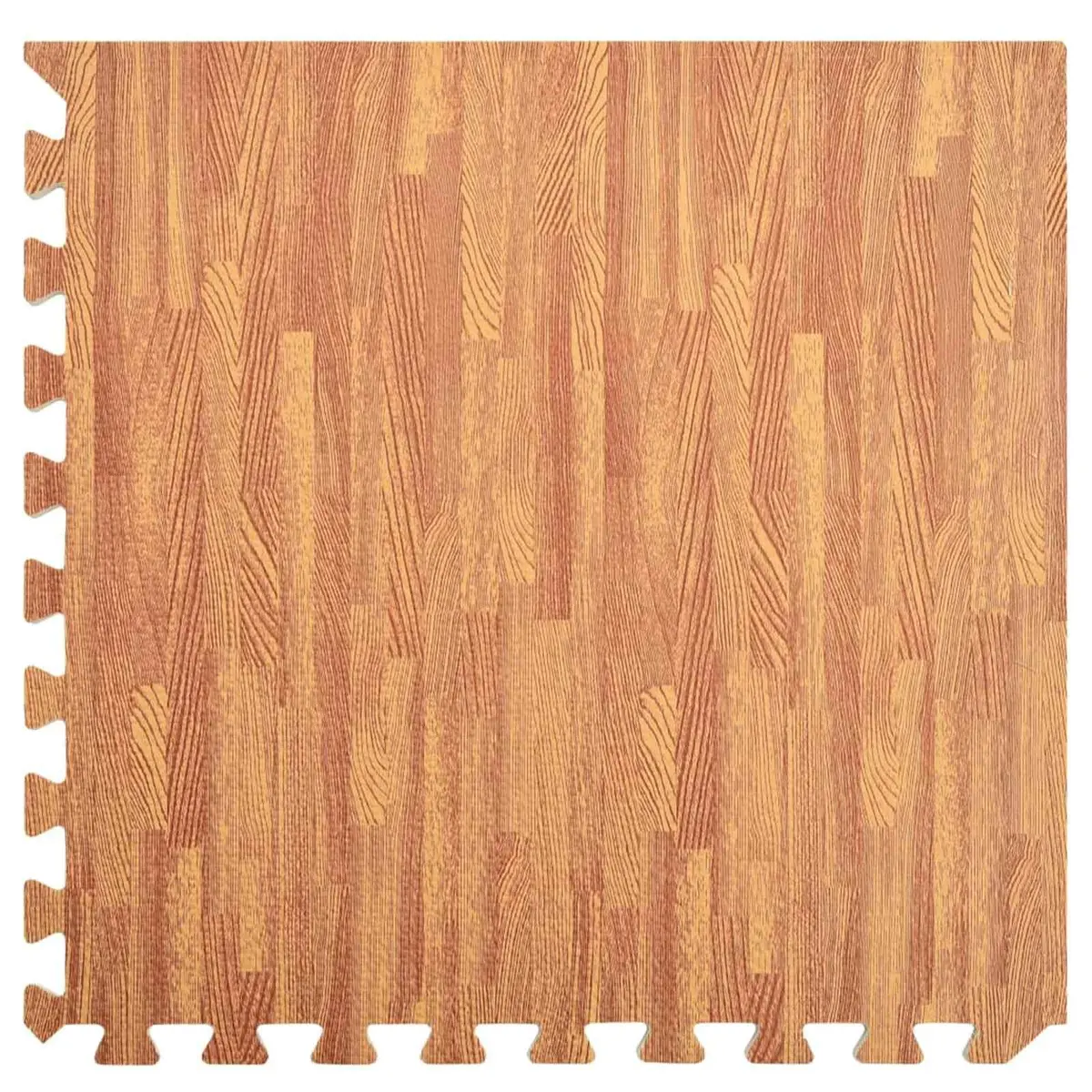 Pool Ground Mat 6 Pieces EVA Foam Brown Modular Poolside Non-Slip Water