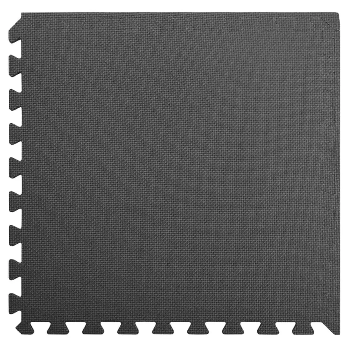 Modular Interlocking Tiles Black EVA Foam Pool Ground Mat 12 Pieces