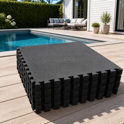 Practical 24-Piece Pool Ground Mat for Your Home