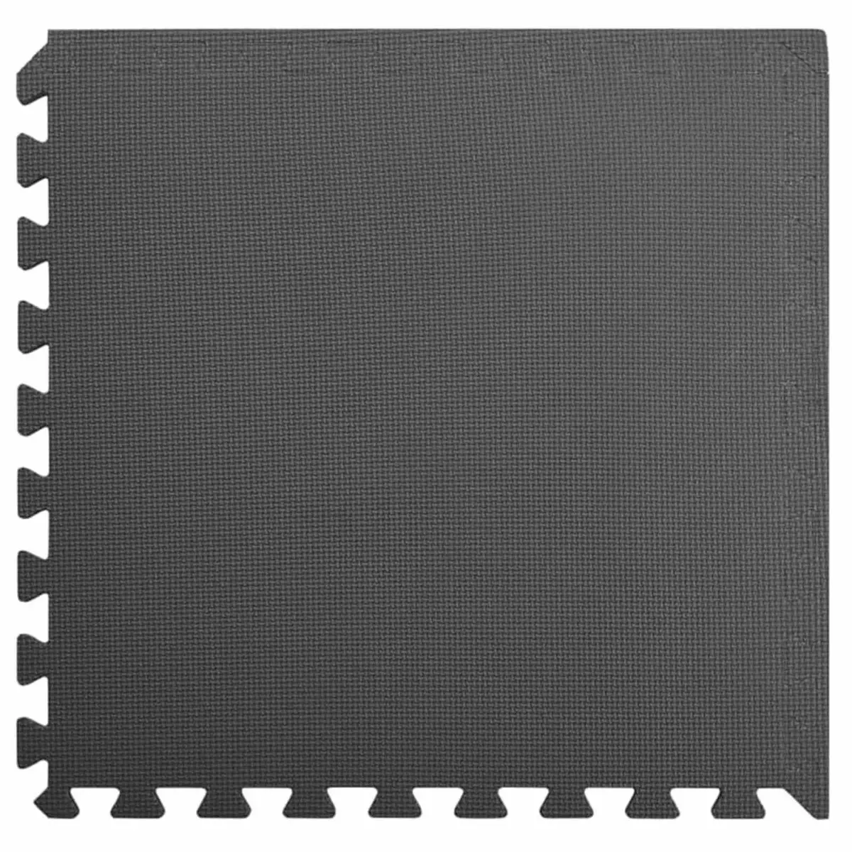 Pool Ground Mat 24 Piece Modular Tiles Black EVA Foam Interlocking Poolside