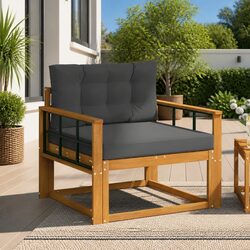 Practical Middle Sofa Section for Outdoor Use
