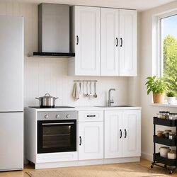 Practical 5 Piece Kitchen Cabinet for Home Organization