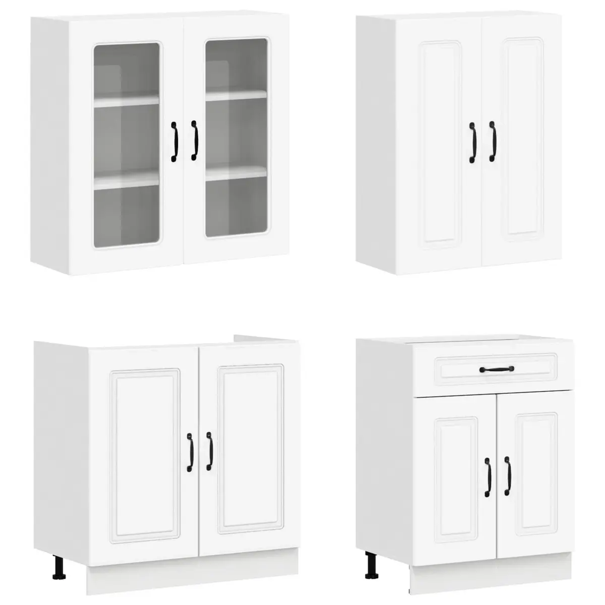 4 Piece Kitchen Cabinet Unit for Storage Needs
